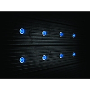 Wickes Blue LED Deck Lights 30mm 8 Pack £29.99