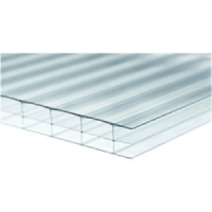 Wickes 16mm Triplewall Polycarbonate Sheet 980x4000mm &pound;95.99