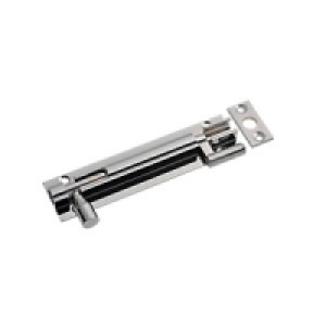 Wickes Necked Barrel Bolt Chrome Plated 102mm &pound;6.48