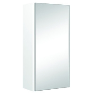 Wickes Bathroom Semi-Frameless Single Mirror Cabinet White 3 £44.99