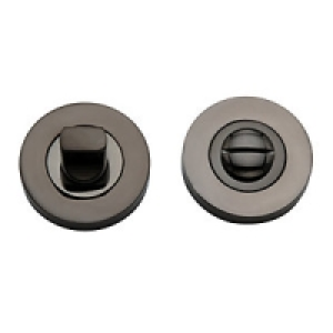 Wickes WC Thumbturn & Release Black Nickel Finish 50mm