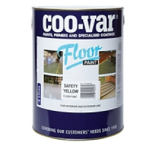 Coo-var Floor Paint Safety Yellow 5L £34.99