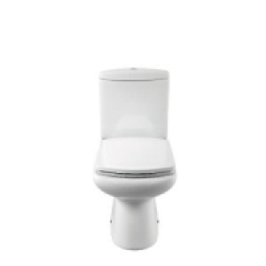 Wickes Trapano Toilet Pan, Cistern with Toilet Seat