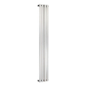 Wickes Haven Flat Panel Vertical Radiator Chrome 1800x435mm