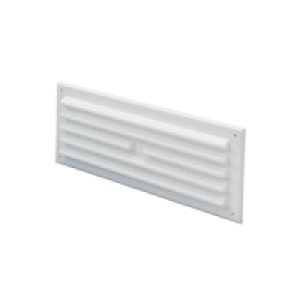 Wickes White Louvre and Flyscreen 225x75mm