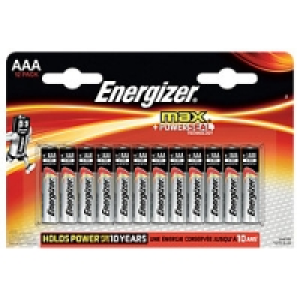 Energizer Max Alkaline Batteries AAA 12 Pack