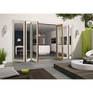 Wickes Cairo External Folding Door set Aluminium-Clad White
