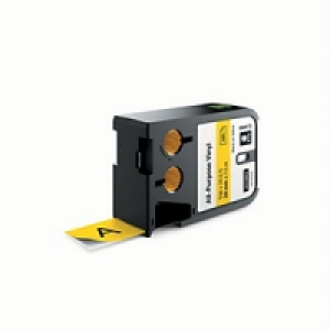 Irwin XTL DYMO XTL 1 Inch (24 mm) All-Purpose Vinyl, Black on Ye £29.99