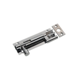 Wickes Necked Barrel Bolt Chrome Effect 76mm £4.99