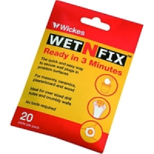 Fischer Wet n Fix Pack 10 &pound;4.29