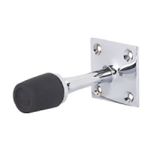 Wickes Door Stop Chrome Effect 79 x 39mm