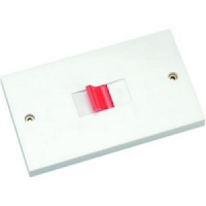 Wickes 45A Control Switch 2 Gang