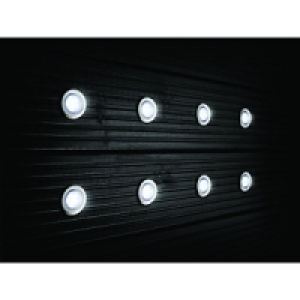 Wickes LED Deck Lights 45mm White