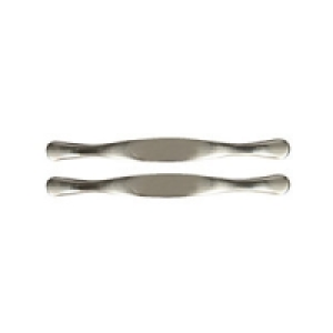 Wickes Flat Bow Handles Brushed Nickel Finish 175mm 2 Pack £5.24