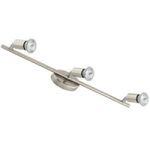 Eglo Buzz Spotlights Chrome Triple Bar