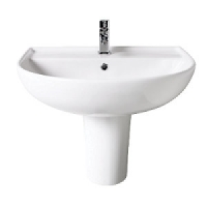 Wickes Renata Round Basin with Semi Pedestal 550mm £225.00