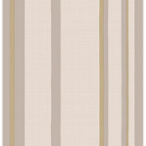 Kelly Hoppen Hoppen Stripe Decorative Wallpaper Taupe/Gold
