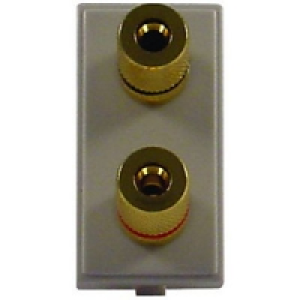 Wickes Gold Plated Twin Speaker Connector