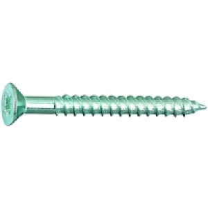 Wickes Twin Thread Screws No.8x19mm Pack 200