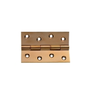 Wickes Phospor Bronze Washered Butt Hinge Polished Brass 100 £13.99