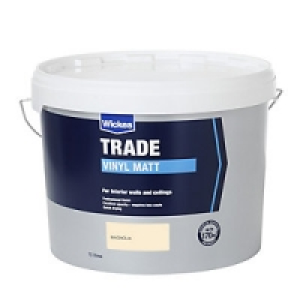 Wickes Trade Vinyl Matt Emulsion Paint Magnolia 10L £29.99