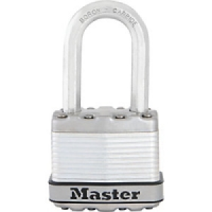 Master Lock Excell M1EURDLF Long Shackle Laminated Steel Pad &pound;13.49