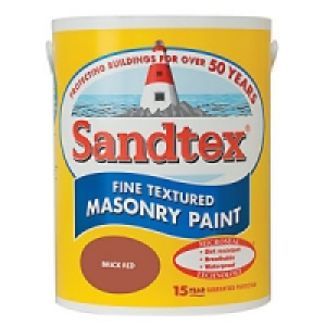 Sandtex Textured Masonry Brick Red 5L £29.00