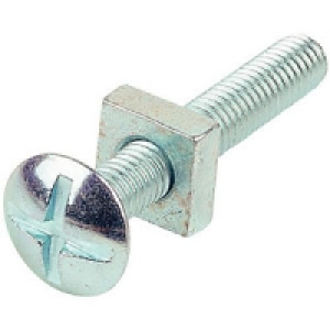 Wickes Mushroom Head Roofing Bolt M6x20mm Pack 18 &pound;3.29