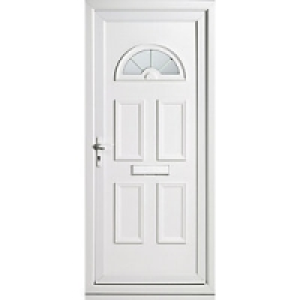 Wickes Carolina Pre-Hung uPVC Front Door Set 2085x920mm Righ