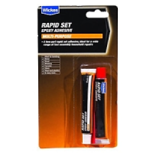 Wickes Rapid Set Epoxy Adhesive 15ml Pack 2 &pound;4.99