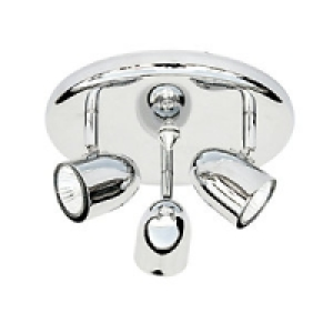 Wickes Aurora Spotlights Chrome Triple Circular £39.99
