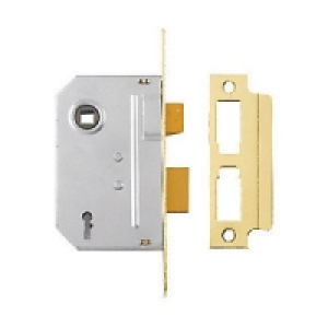 Yale P-M246-PB-63 2 Lever Sashlock 64mm Brass £9.99