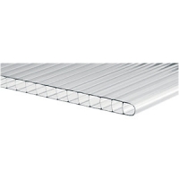 Wickes  Wickes 4mm Twinwall Polycarbonate Sheet 610x1220mm Pack 10