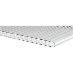 Wickes  Wickes 4mm Twinwall Polycarbonate Sheet 610x1220mm Pack 10