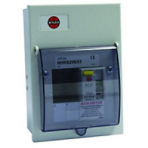 Wylex 2 Way Metal Enclosure RCD Consumer Unit