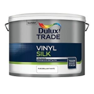 Dulux Trade Vinyl Silk Emulsion Paint Pure Brilliant White 1 £49.50