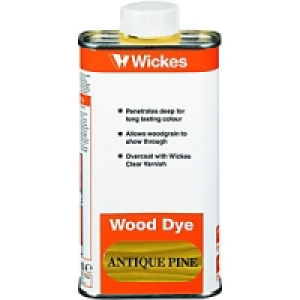 Wickes Wood Dye Antique Pine 250ml
