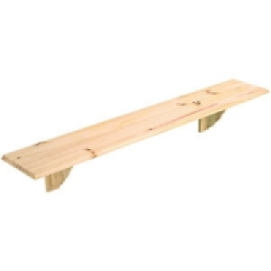 Wickes Pine Shelf Kit 16x190x1185mm