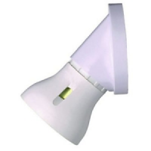 MK Batten Lampholder Angled 1172RPWHI £3.69