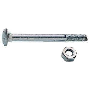 Wickes Carriage Bolt Nut & Washer M12x200mm Pack 2 £4.29