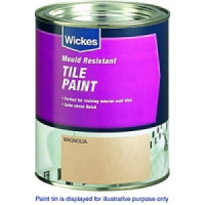 Wickes Tile Paint Champagne Satin 750ml £13.99