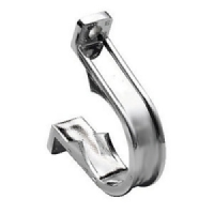 Wickes Pipe Clip Chrome Finish 40mm Pack 3