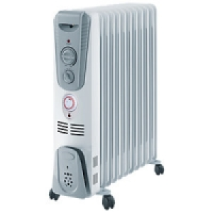 Rhino 2.5kw Manual Oil Heater White £67.99