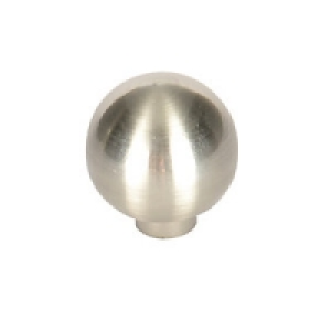 Wickes Ball Top Knobs Polished & Brushed Nickel Finish 32mm
