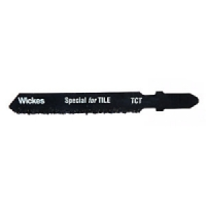 Wickes T Shank Tungsten Carbide Jigsaw Blade For Tile Pack 5 £9.99