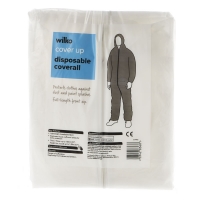 Wilko  Wilko Disposable Coverall Large
