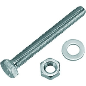 Wickes Hexagon Set Screws M6x50mm Pack 10