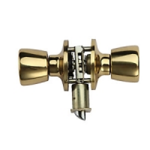 Wickes Passage Knob Set Brass Finish £14.43