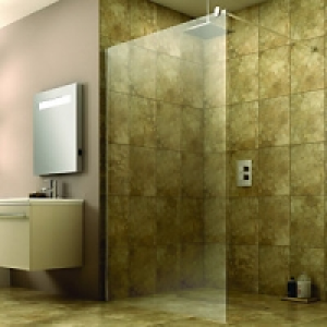 Wickes Single Fix Frameless Shower Screen 1000mm £450.00