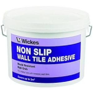 Wickes Non Slip Wall Tile Adhesive 2.5L £4.99